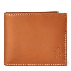 Leather+Billfold+in+Brown
