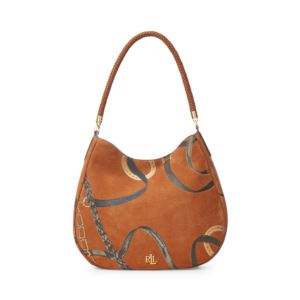 Charli+Print+Suede+Shoulder+Bag