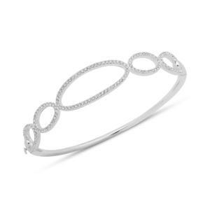 Pave+Link+Bangle+Bracelet