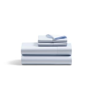 Queen+Size+Organic+Sateen+Sheets+-+Blue+Hyacinth