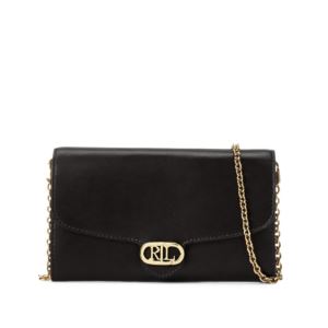 Adair+Smooth+Leather+Crossbody+in+Black