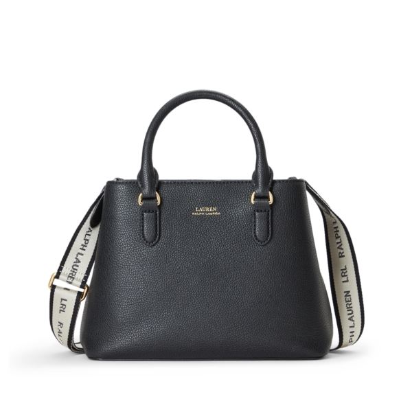 Marcy II Satchel in Black  Strap