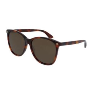 Women's Oversize Round Sunglasses - Havana/Brown GG0024S-002