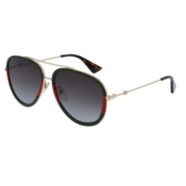 Aviator Sunglasses - Gold/Green GG0062S-003