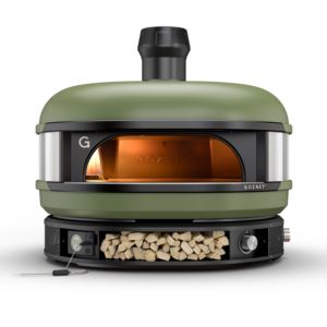 Dome+Pizza+Oven+Propane+%2B+Wood+-+Green