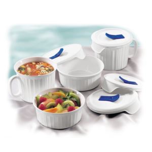 French+White+8pc+Meal+Mug+%26+Casserole+Set