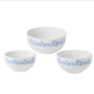 Cornflower+3pc+Mixing+Bowl+Set