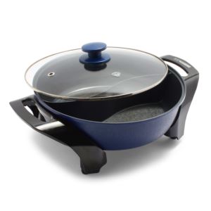5.5qt+Split+Savor+Divided+Electric+Skillet