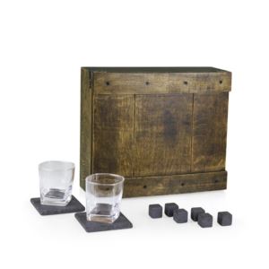 Whiskey+Box+Gift+Set+in+Oak