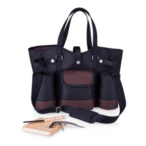 Legacy+Wine+Country+4pc+Insulated+Wine+Tote+Black