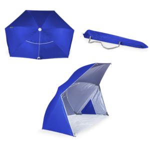 Oniva+Brolly+Beach+Umbrella+Tent+Blue
