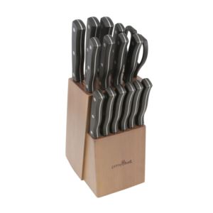 Triple-Riveted+16pc+Knife+Block+Set