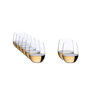 8pc+O+Wine+Stemless+Tumbler+Viognier%2FChardonnay+Glass+Set