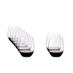 8pc+O+Wine+Stemless+Tumbler+Cabernet%2FMerlot+Glass+Set
