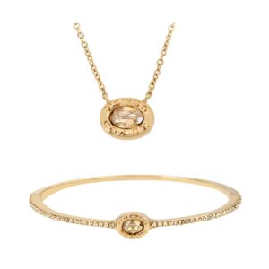Signature+Logo+Pendant+and+Bracelet+in+Gold
