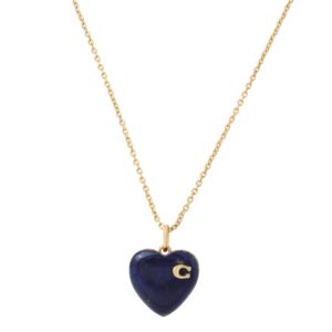 Lapis+Heart+Pendant+Necklace