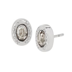 Signature+Logo+Stud+Earrings+in+Silver