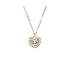 Stone+Heart+Pendant+Necklace