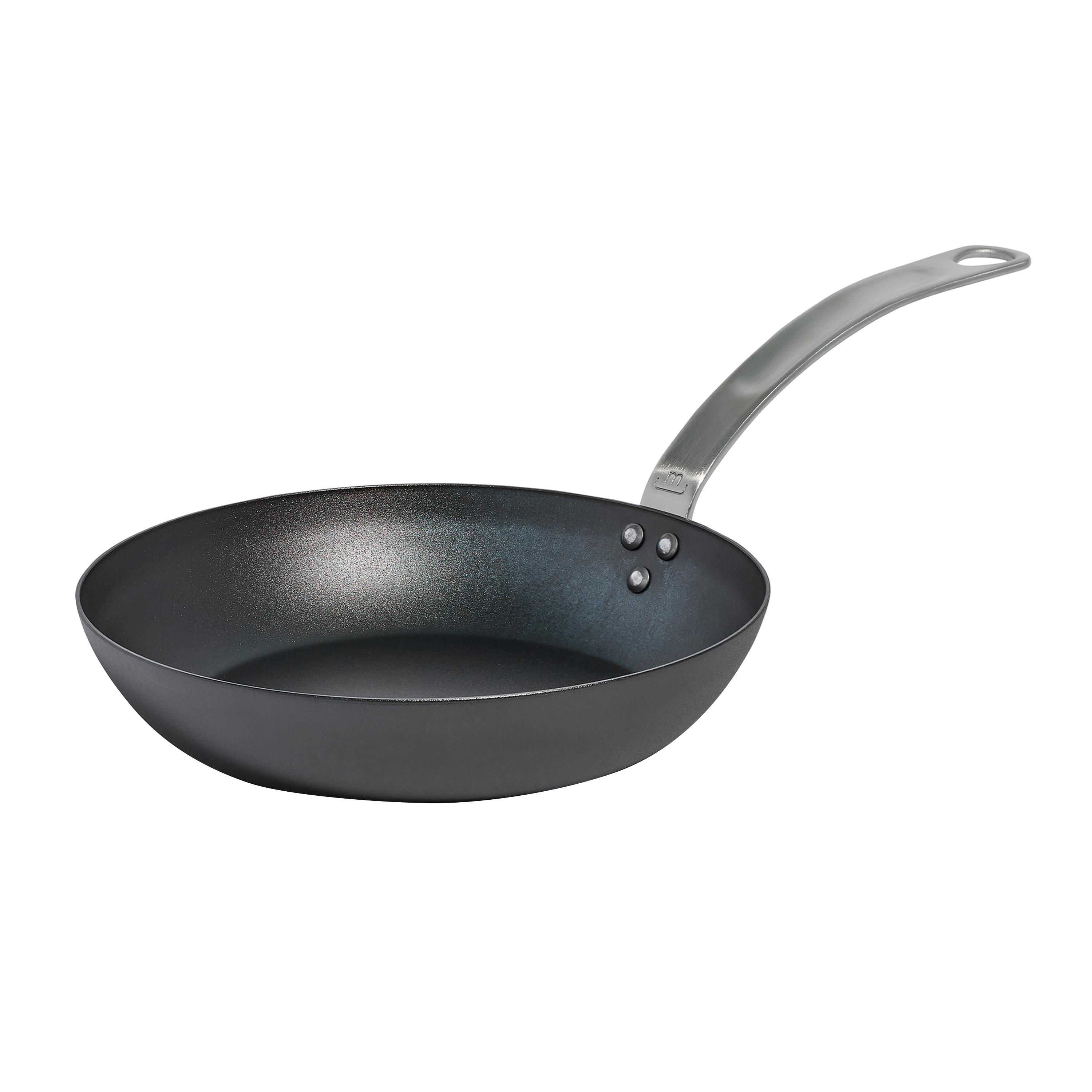 10-Inch Blue Carbon Steel Frying Pan - Seasoned