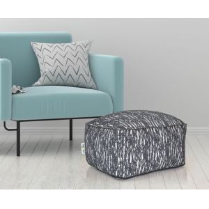 Luxe+Ottoman+Dark+Gray