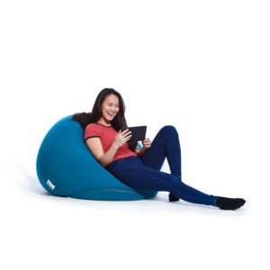 Pod+X+Full+Support+Bean+Bag+Chair+w%2F+Turquoise+Cover