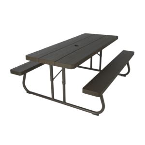 Picnic+Table%2C+Rectangle%2C+72%22%2C+Brown