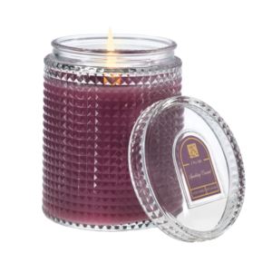 Sparkling+Currant+Textured+Glass+Candle+with+Lid