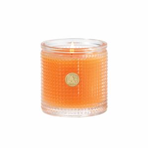 Valencia+Orange+Textured+Glass+Candle