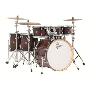 Gretsch+Catalina+Maple+6+Piece+Deep+Cherry+Burst+Drum+Set