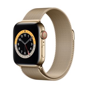S6+Watch+40mm+%2B+Cell+Gold+SS+Case+w%2F+Gold+Milanese+Loop