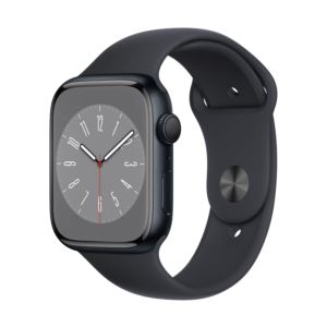 Watch+Series+8+GPS+45mm+Midnight+Alum+Case+w%2F+Midnight+M%2FL+Sport+Band