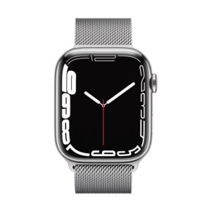 S7+Watch+45mm+%2BCell+Silver+SS+Case+w%2F+Silver+Milanese+Loop