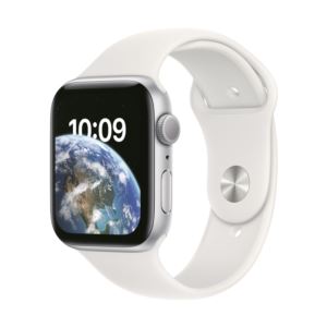 Watch+SE+GPS+44mm+Silver+Alum+Case+w%2F+White+M%2FL+Sport+Band