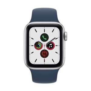 Watch+SE+GPS+40mm+Silver+Alum+Case+w%2F+Blue+Sport+Band