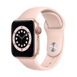 S6+Watch+40mm+%2B+Cell+Gold+Alum+Case+w%2F+Pink+Sand+Sport+Band
