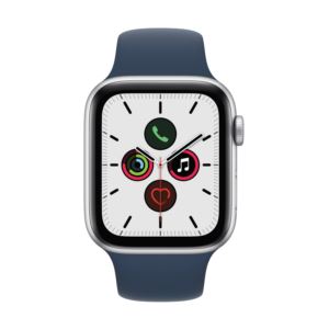 Watch+SE+GPS+44mm+Silver+Alum+w%2F+Abyss+Blue+Sport+Band