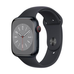 Watch+Series+8+GPS+%2B+Cell+45mm+Midnight+Alum+Case+w%2F+Midnight+M%2FL+Sport+Band