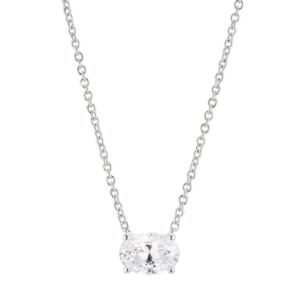 Large+Oval+CZ+Necklace