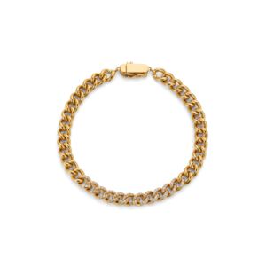 Large+Curb+Link+Bracelet+in+Gold