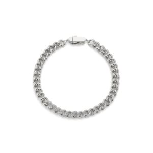 Large+Curb+Link+Bracelet+in+Silver