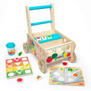 Wooden+Shape+Sorting+Grocery+Cart+Ages+1%2B+Years
