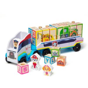 Paw+Patrol+Wooden+ABC+Block+Truck+Ages+3%2B+Years