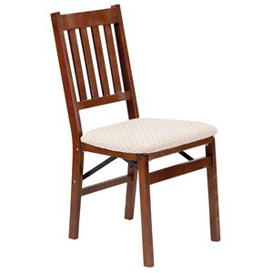 Set+of+2+Arts+and+Craft+Folding+Chair+Cherry