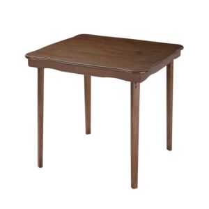 Scalloped+Edge+Folding+Card+Table+Fruitwood
