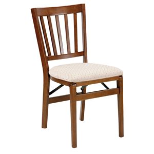 Set+of+2+School+House+Folding+Chairs+Cherry