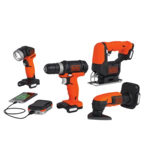 GoPak+4+Tool+Kit+-+Drill%2FDriver+Jig+Saw+Sander+Flashlight