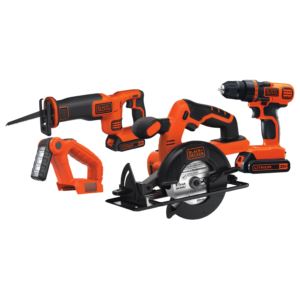 20V+Max+DIY+4+Tool+Kit+-+Drill%2FDriver+Circ+Saw+Recip+Saw+Work+Light
