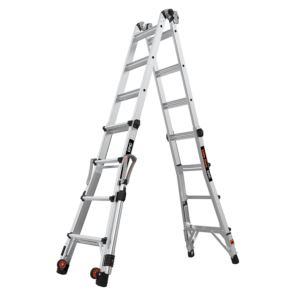 Epic+Model+17+Aluminum+Articulated+Extendable+Type+IA+Ladder+w%2F+Epic+Bundle