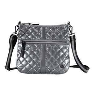 Kitchen+Sink+Cell+Crossbody+in+Metallic+Silver