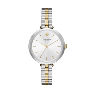 Ladies%27+Holland+Skinny+Gold+%26+Silver-Tone+Watch+Silver+Dial